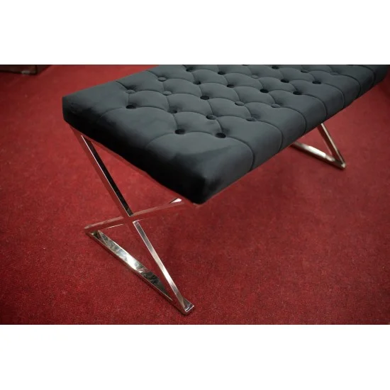 Банкетка Onyx Серебряный / Черный ONYXSCA 4