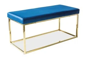 Банкетка Fendi Синий / Золотой FENDIZLGRA