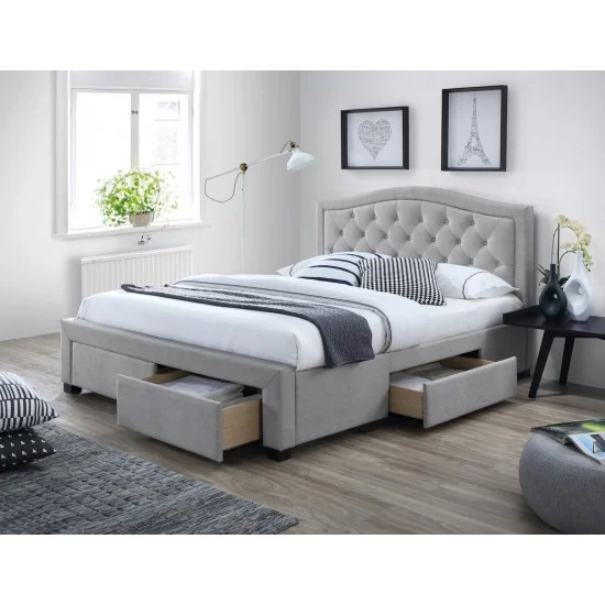 Двуспальная кровать Electra 160X200 Серый ELECTRA160SZ 1