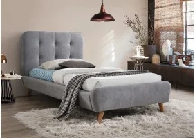 Односпальная кровать Tiffany 90X200 Серый TIFFANY90SZ