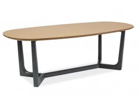 Журнальный стол Dossier A Дуб / Графит DOSSIERADGR