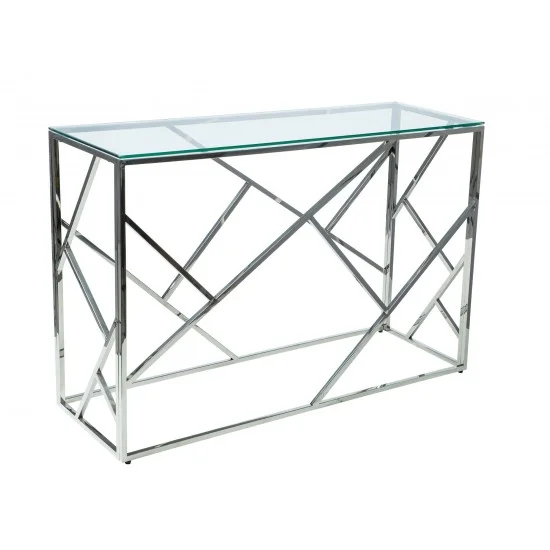 Журнальный стол Escada C 120х40 Прозрачный / Серебряный ESCADACS 1