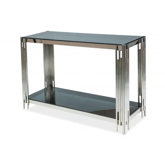 Журнальный стол Fossil C 120х40 Дымчатый / Серебряный FOSSILCSC 1