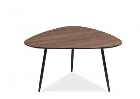 Журнальный стол Envo C 65х65х43 Орех / Черный ENVOCOC