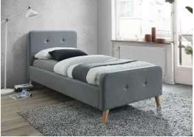 Односпальне ліжко Malmo 90X200 Сірий MALMO90SZ