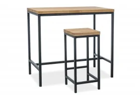 Стіл барний Metro 110x60 Шпон Натуральний METRODC110