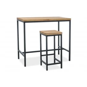 Стіл барний Metro 110x60 Шпон Натуральний METRODC110