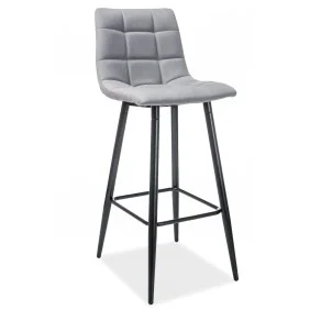 Стул барный Spice H-1 Серый / Черный SPICEH1CSZ