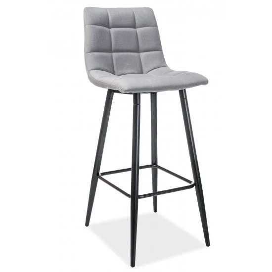 Стул барный Spice H-1 Серый / Черный SPICEH1CSZ 1
