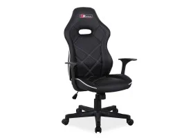 Геймерское компьютерное кресло Boxter Черный / Белый OBRBOXTERCB