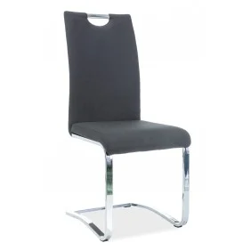Стул H-790 Черный / Хром H790CHC