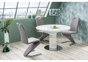 Стіл обідній Stratos 120х120 Білий STRATOSBB120