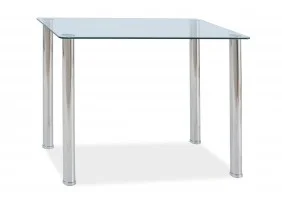 Стіл обідній Ted 100х60 Прозорий TEDTCH100