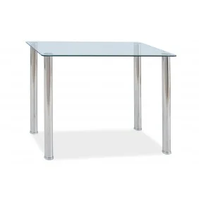 Стіл обідній Ted 100х60 Прозорий TEDTCH100