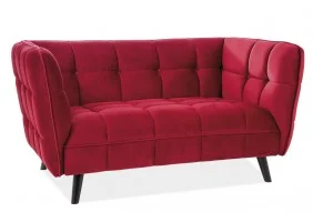 Диван Castello Velvet 2 Бордовий CASTELLO2V59