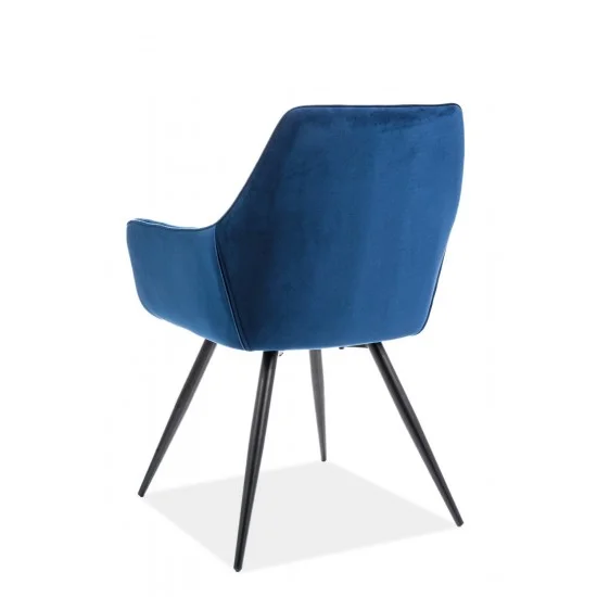 Кресло Cherry Velvet Синий / Черный CHERRYVCG 15