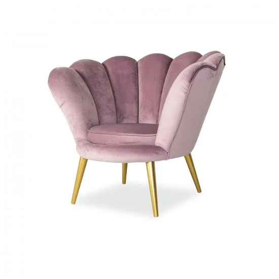Крісло Magnolia Velvet Античний Рожевий MAGNOLIAVV91 2