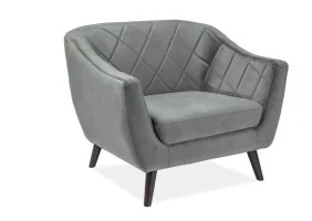 Крісло Molly Velvet 1 Сірий MOLLY1V14SZ