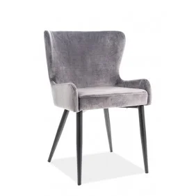 Кресло Passo II Velvet Серый / Черный PASSOIIVCSZ