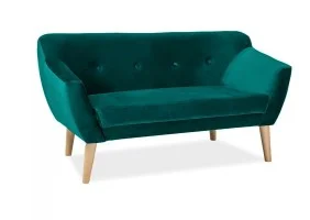 Диван Bergen 2 Velvet Бирюзовый BERGEN2V85