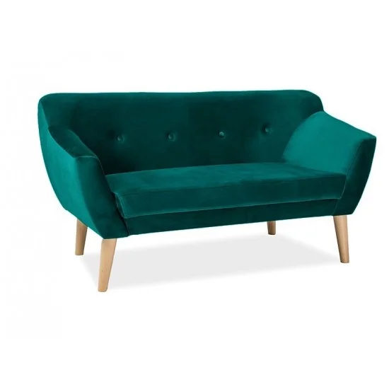 Диван Bergen 2 Velvet Бирюзовый BERGEN2V85 1