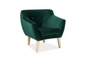 Крісло Bergen 1 Velvet Зелений BERGEN1V78