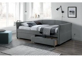 Односпальная кровать Lanta 90X200 Серый LANTA90SZ