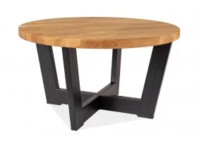 Журнальный столик Cono B 80 Масив Дуба / Черный CONOBLDCFI80