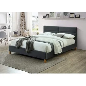 Двуспальная кровать Sierra Velvet 160х200 Серый SIERRAV160SZD