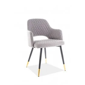 Стул Franco Серый / Черный / Золотой FRANCOCSZ