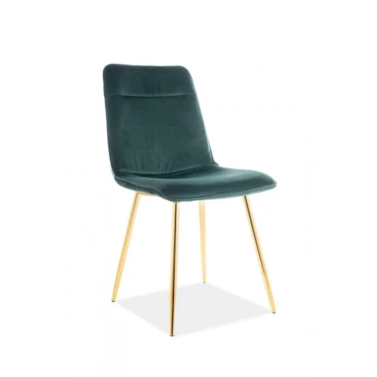Стілець Eros Velvet Зелений / Золотий EROSVZLZ 1