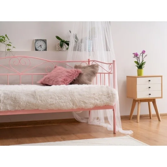 Односпальная кровать Birma 90X200 Розовый BIRMA90R 4