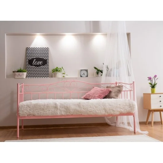 Односпальная кровать Birma 90X200 Розовый BIRMA90R 5