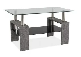 Журнальный стол Lisa III Серый / Лак LISA3TCSZ