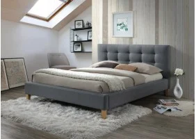 Ліжко двоспальне Texas 160*200 Сірий TEXAS160SZ