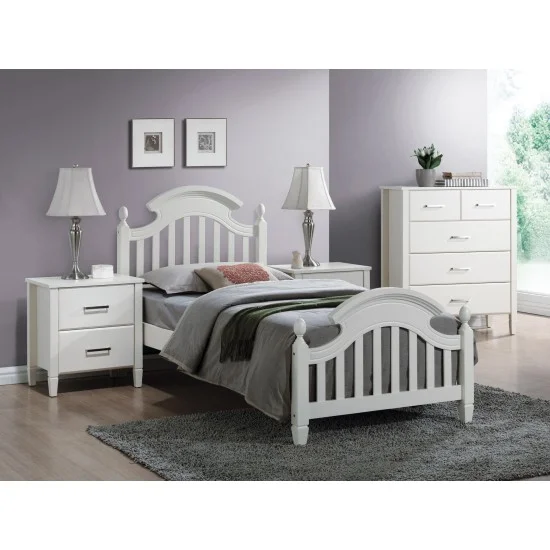 Односпальная кровать Lizbona 90X200 Белый LIZBONA90 1