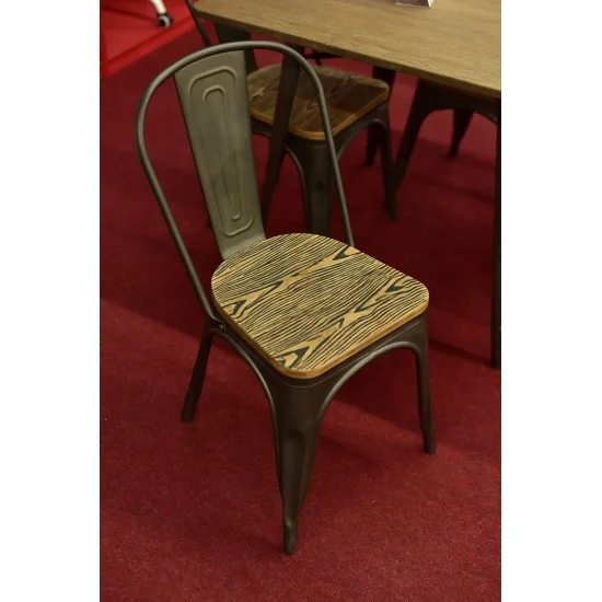 Стілець Loft Темний горіх LOFTCOG 3