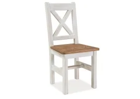 Стул Poprad Белый Коричнево-медовый POPRADKRORB