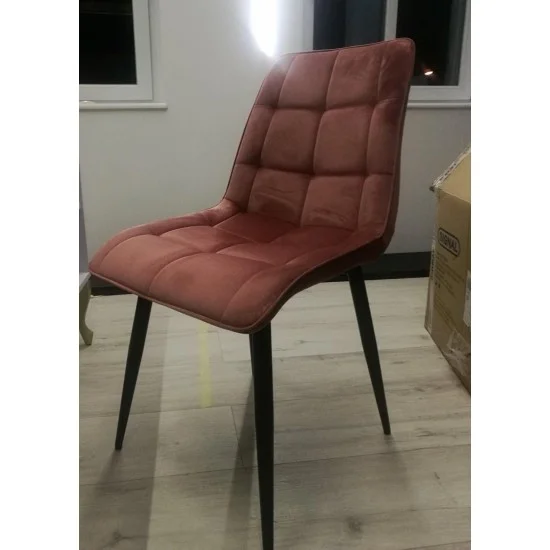Стул Chic Velvet Античная Роза / Черный CHICVCRA52 5