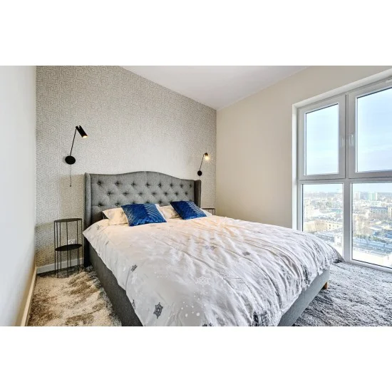 Двуспальная кровать Aspen 160X200 Серый ASPEN160SZD 3