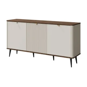 Комод MARLY REG 8 160х82х40 кашемир / орех