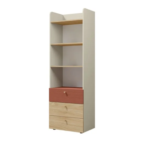 Шкаф YUKI REG 5 60х185х40 серый / бежевый / дуб / коньяк 1