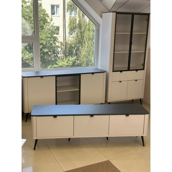 Комод MARLY REG 7 160х82х40 кашемир / серый 7