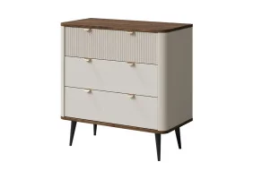 Комод MARLY REG 11 90х82х40 кашемир / орех