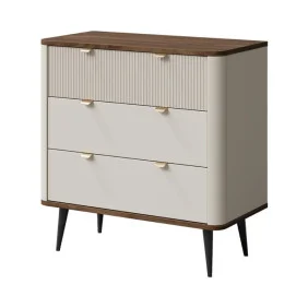 Комод MARLY REG 11 90х82х40 кашемір / горіх