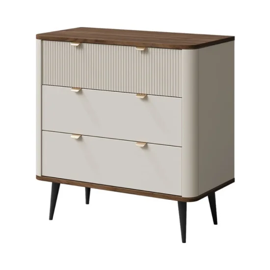 Комод MARLY REG 11 90х82х40 кашемир / орех 1