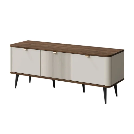 Тумба під телевізор MARLY REG 14 130х52х40 кашемір / горіх 1