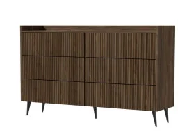 Комод ADEMO REG 3 150х92х41 орех / орех