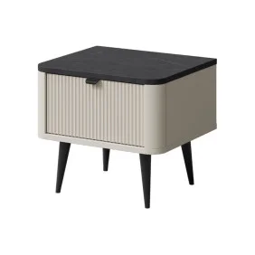 Тумба прикроватная MARLY REG 17 50х42х40 кашемир / серый