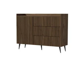 Комод ADEMO REG 4 126х92х41 орех / орех